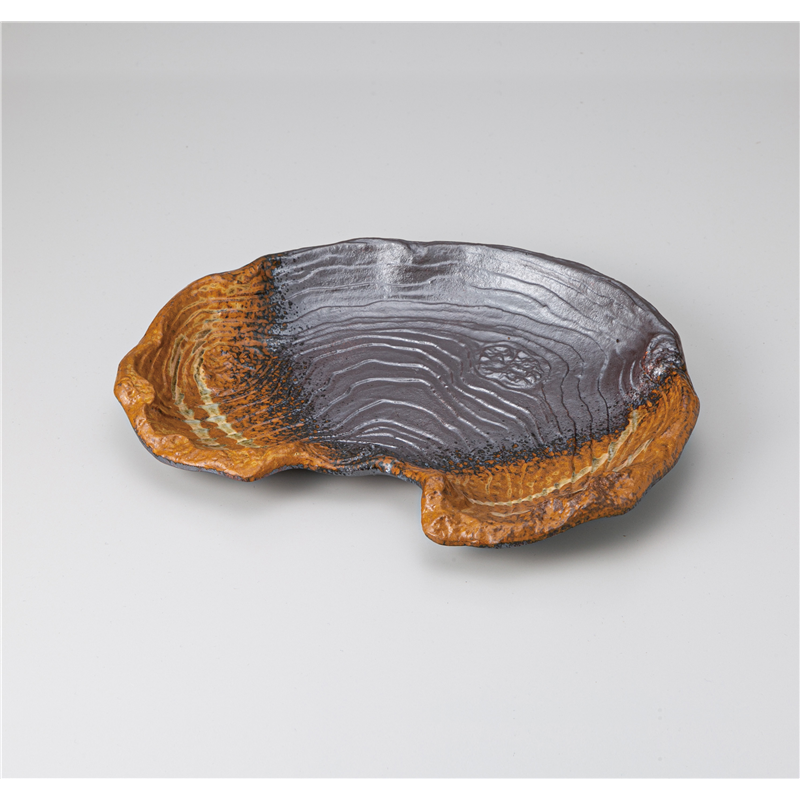 古林陶器 多用鉢 古木変形中皿 1223140184 1個（ご注文単位1個）【直送品】