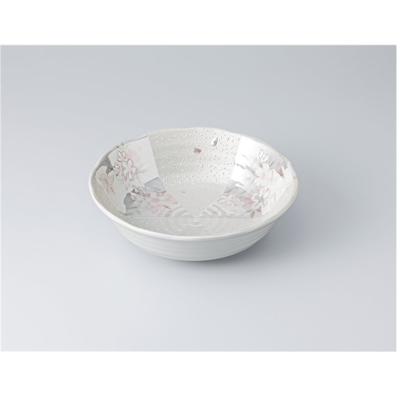 古林陶器 多用鉢 オーロラ間取桜7.0鉢 1321220351 1個（ご注文単位1個）【直送品】