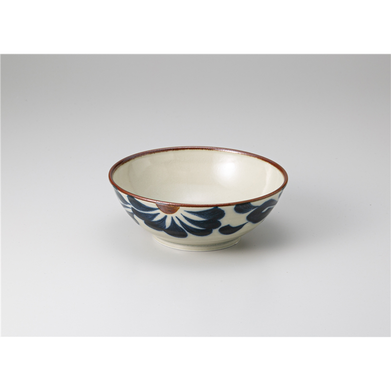 古林陶器 多用鉢 藍唐草 軽量5.5ボール 1222650416 1個（ご注文単位1個）【直送品】