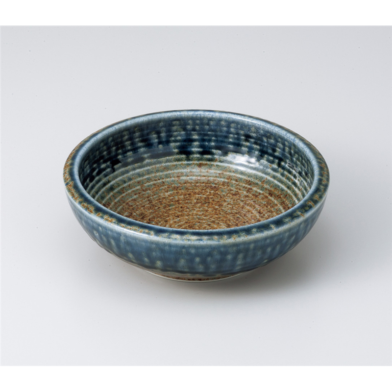 古林陶器 多用鉢 藍化粧くりぬき5.5鉢 823120226 1個（ご注文単位1個）【直送品】