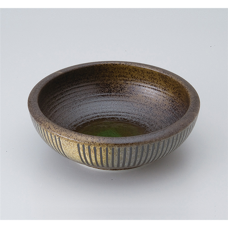 古林陶器 多用鉢 民芸十草括り手5.5鉢 522750254 1個（ご注文単位1個）【直送品】