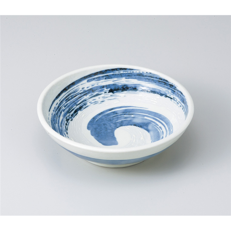 古林陶器 多用鉢 粉引青流 手捻り5.0鉢 823140154 1個（ご注文単位1個）【直送品】