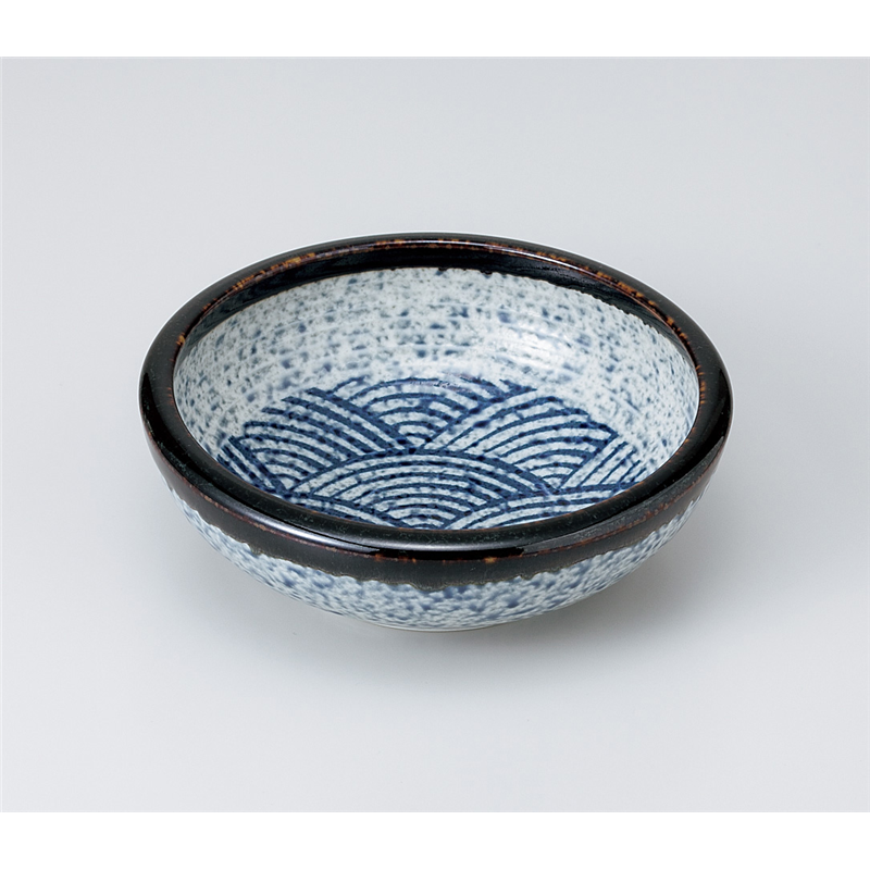 古林陶器 多用鉢 青海波括り手5.5鉢 923120154 1個（ご注文単位1個）【直送品】