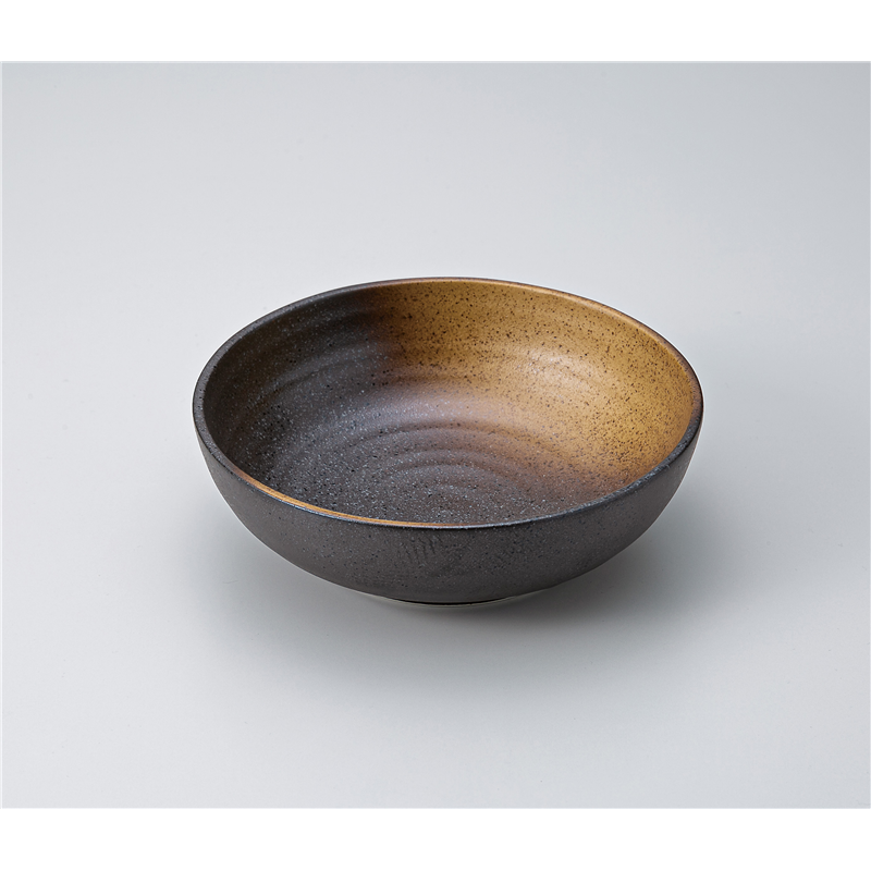 古林陶器 多用鉢 古窯の旅 黒吹き 5.0鉢 1321340641 1個（ご注文単位1個）【直送品】