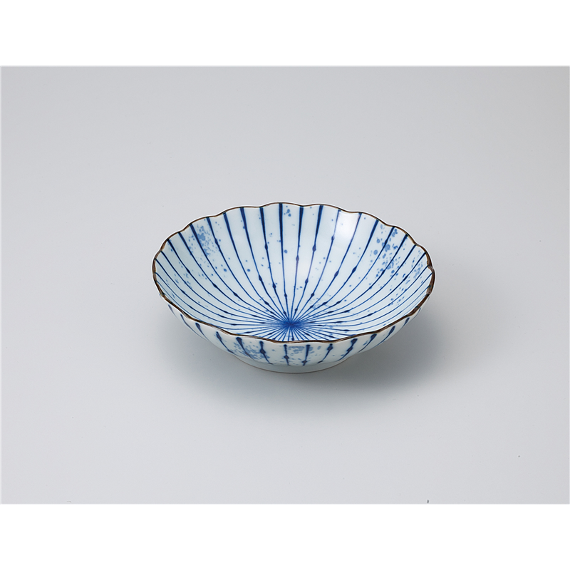 古林陶器 多用鉢 吹墨十草5.5浅鉢 1122750541 1個（ご注文単位1個）【直送品】