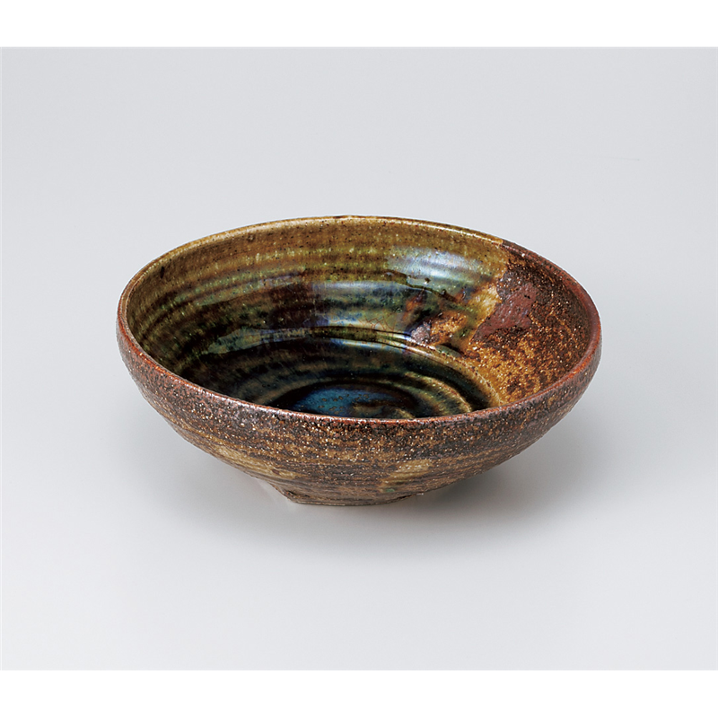 古林陶器 多用鉢 黄灰釉6寸大鉢 923340225 1個（ご注文単位1個）【直送品】