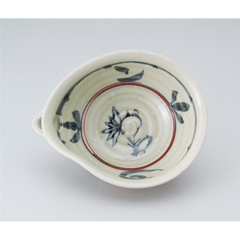 古林陶器 多用鉢 赤絵安南片口6.5鉢 522030330 1個（ご注文単位1個）【直送品】