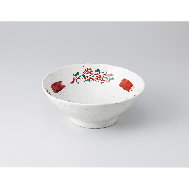 古林陶器 多用鉢 花万暦手びねり鉢 1321430147 1個（ご注文単位1個）【直送品】