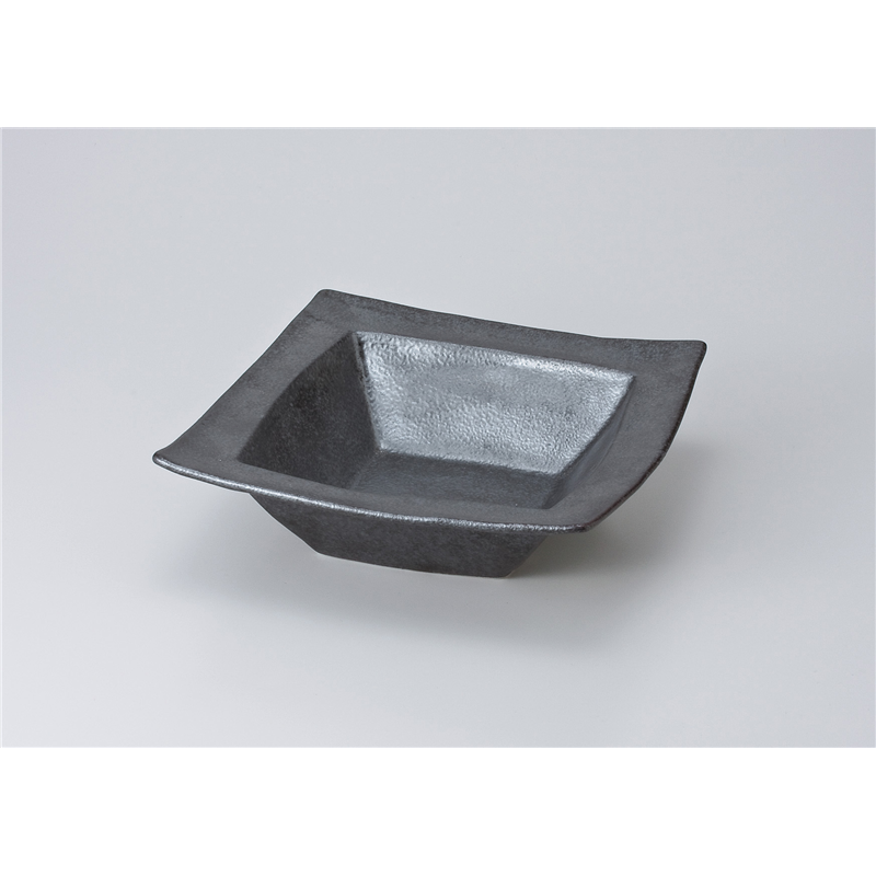 古林陶器 多用鉢 黒銀彩 平盛鉢 622210357 1個（ご注文単位1個）【直送品】