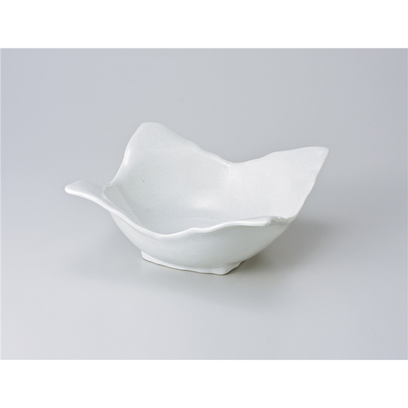 古林陶器 多用鉢 白結晶四方鉢(大) 622220147 1個（ご注文単位1個）【直送品】