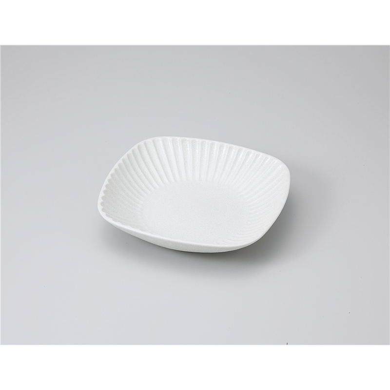 古林陶器 多用鉢 白しのぎ正角鉢 1122950415 1個（ご注文単位1個）【直送品】