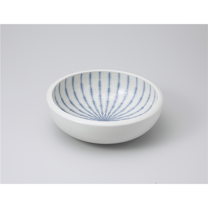 古林陶器 多用鉢 ひより白括り手8寸深鉢 1123320351 1個（ご注文単位1個）【直送品】