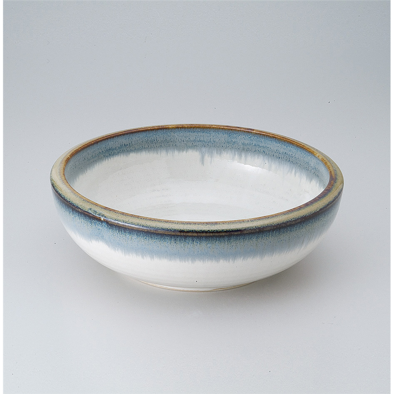 古林陶器 多用鉢 オーロラ括り手8.0深鉢 522510154 1個（ご注文単位1個）【直送品】