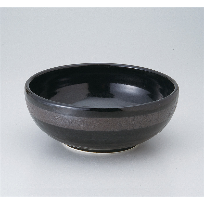 古林陶器 多用鉢 黒銀彩7.0ボール 522440757 1個（ご注文単位1個）【直送品】