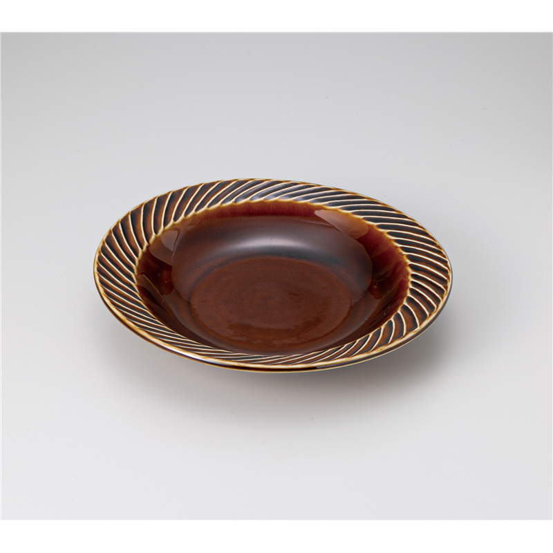 古林陶器 多用鉢 アメターク カレー皿 1223240151 1個（ご注文単位1個）【直送品】