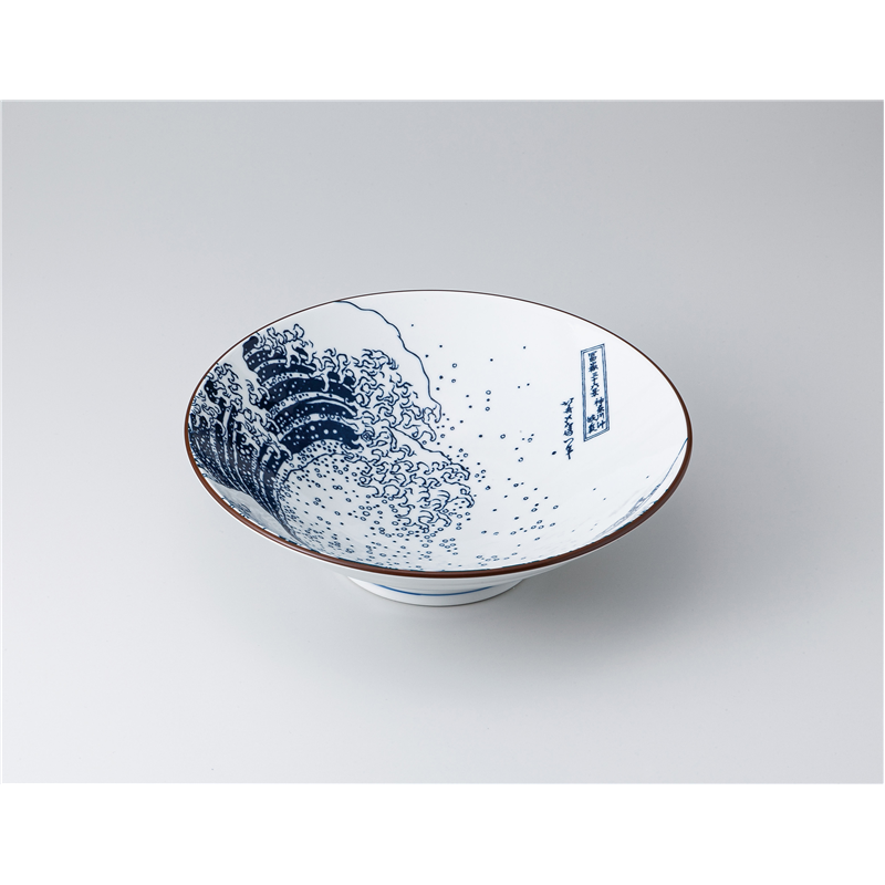 古林陶器 多用鉢 北斎富士80めん鉢 1321720433 1個（ご注文単位1個）【直送品】