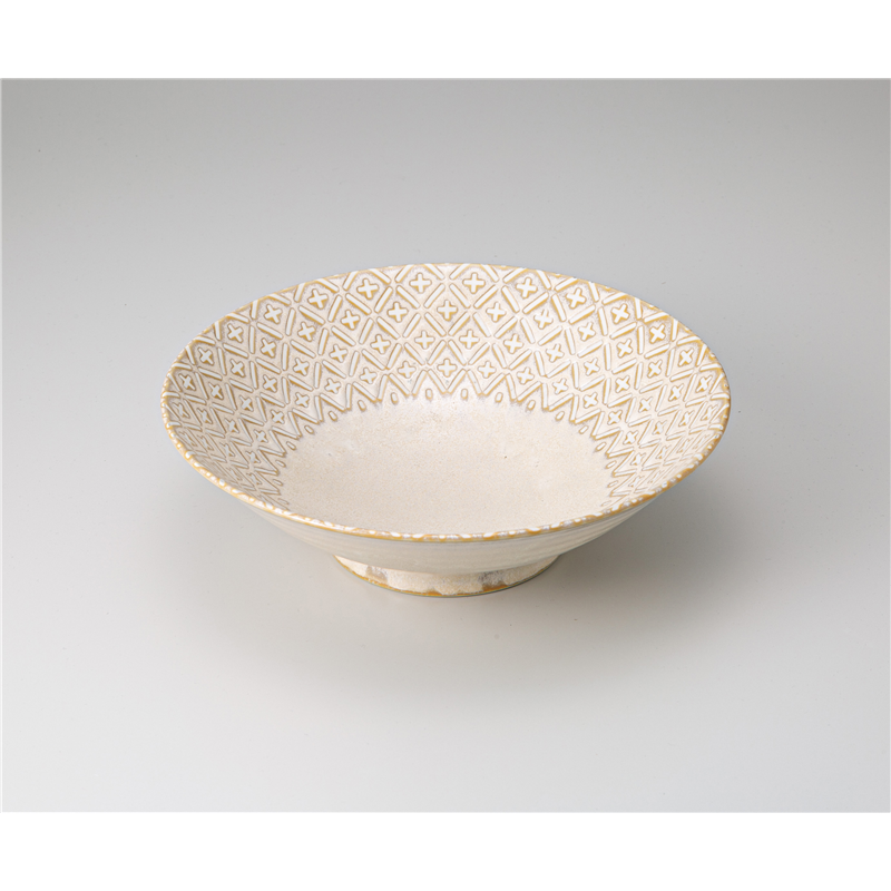 古林陶器 多用鉢 チタンマットシールド 8.0麺鉢 1223440101 1個（ご注文単位1個）【直送品】