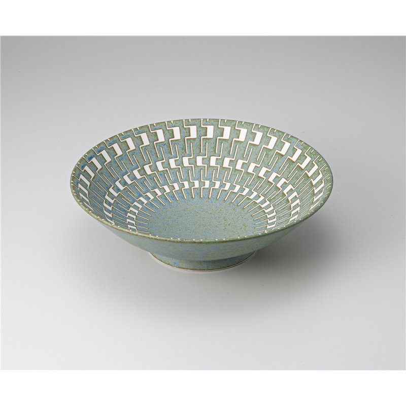 古林陶器 多用鉢 グリーンメイズ 8.0麺鉢 1223440201 1個（ご注文単位1個）【直送品】