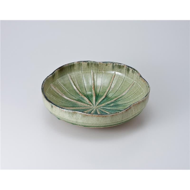 古林陶器 多用鉢 御深井花型大鉢 621840270 1個（ご注文単位1個）【直送品】