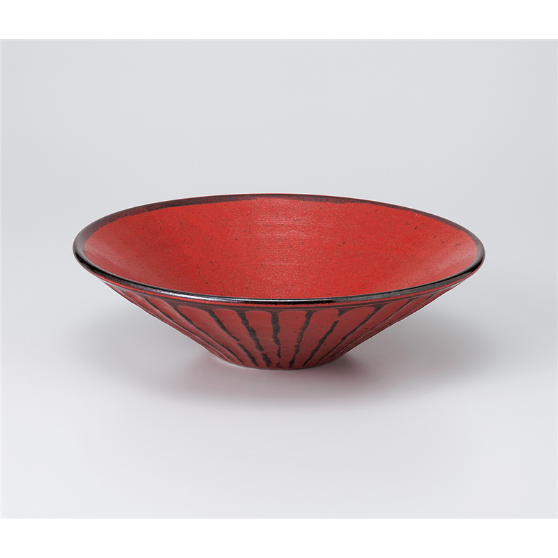 古林陶器 多用鉢 根来(ねごろ)しのぎ浅鉢(大) 923940262 1個（ご注文単位1個）【直送品】