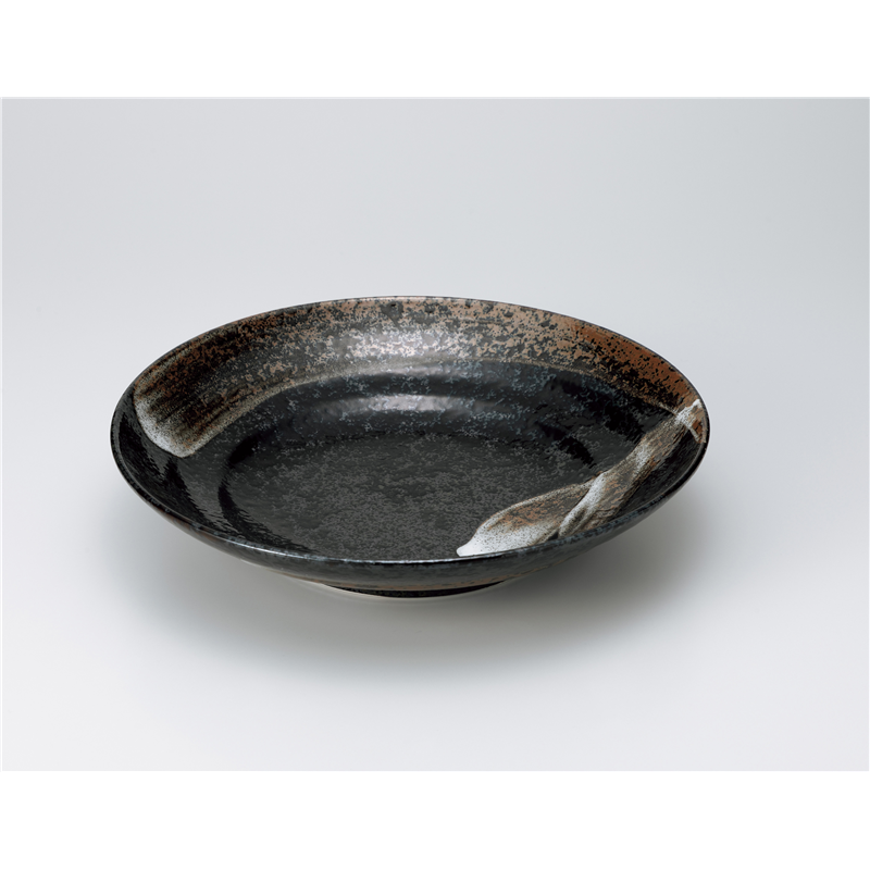 古林陶器 多用鉢 明世荒ハケ9.5盛皿 1321920151 1個（ご注文単位1個）【直送品】