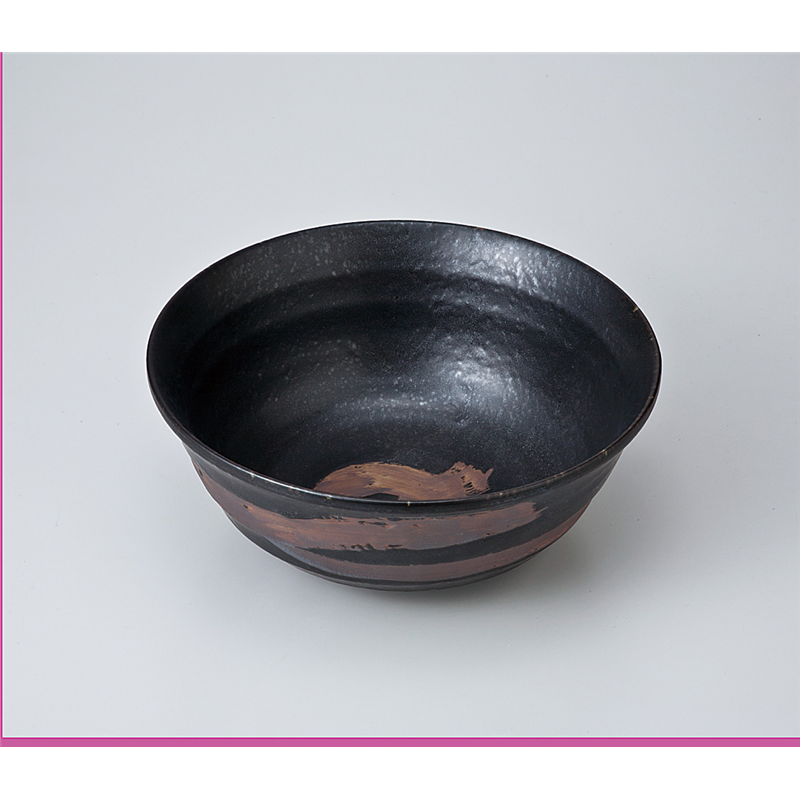 古林陶器 多用鉢 いぶし天目7.0盛鉢 721730316 1個（ご注文単位1個）【直送品】