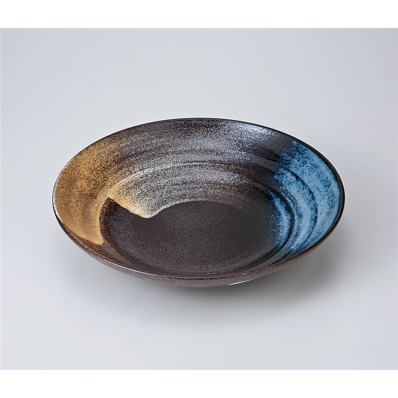 古林陶器 多用鉢 刷毛巻9.5盛皿 723040124 1個（ご注文単位1個）【直送品】