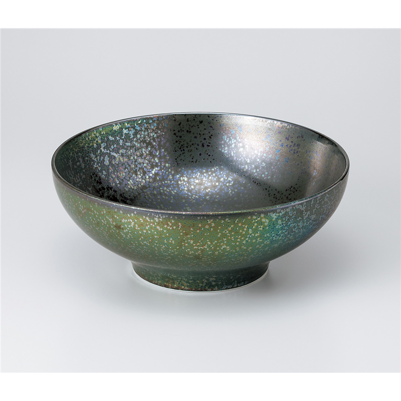 古林陶器 盛込鉢 黒彩25cm深大鉢 923910351 1個（ご注文単位1個）【直送品】