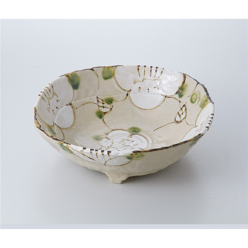 古林陶器 盛込鉢 格子花盛鉢 523220130 1個（ご注文単位1個）【直送品】