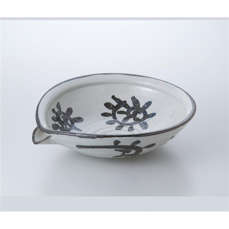 古林陶器 盛込鉢 唐草9.0片口平鉢 523130130 1個（ご注文単位1個）【直送品】