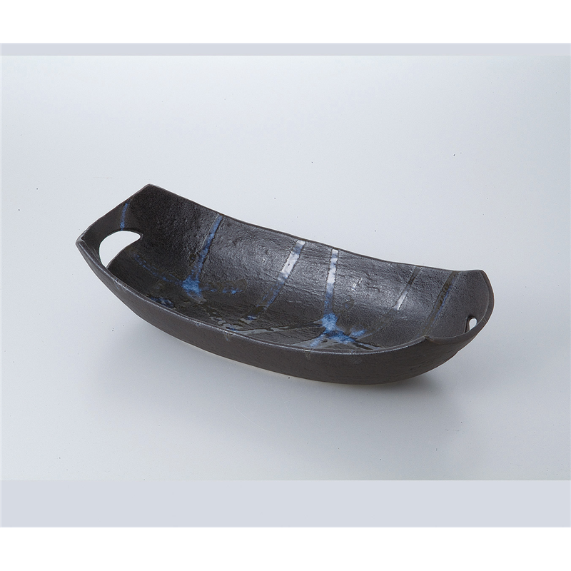 古林陶器 盛込鉢 乱格子長鉢 523320174 1個（ご注文単位1個）【直送品】