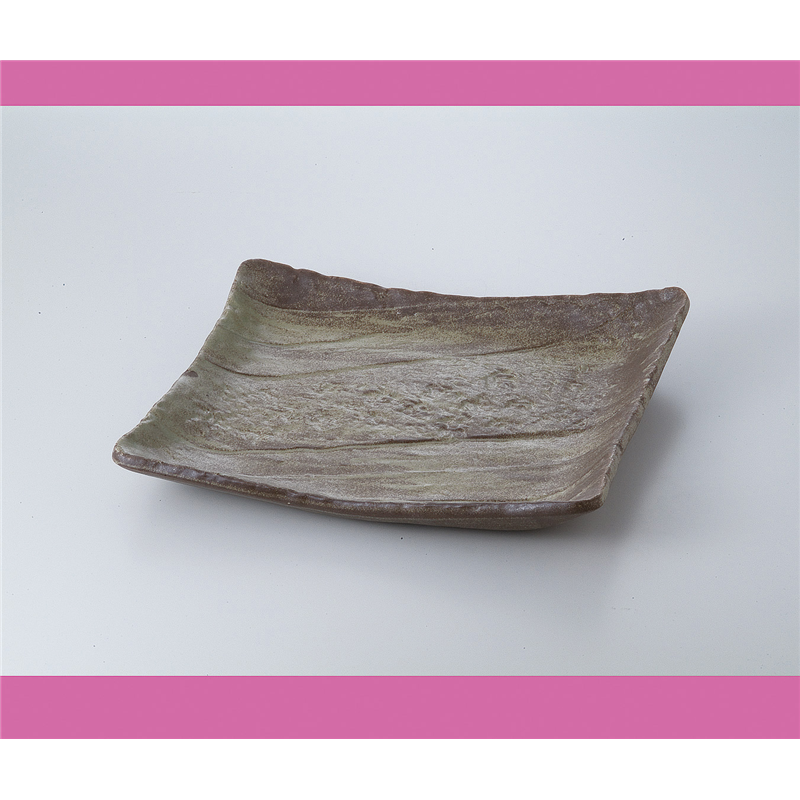 古林陶器 盛込皿 越前角大皿 524640325 1個（ご注文単位1個）【直送品】