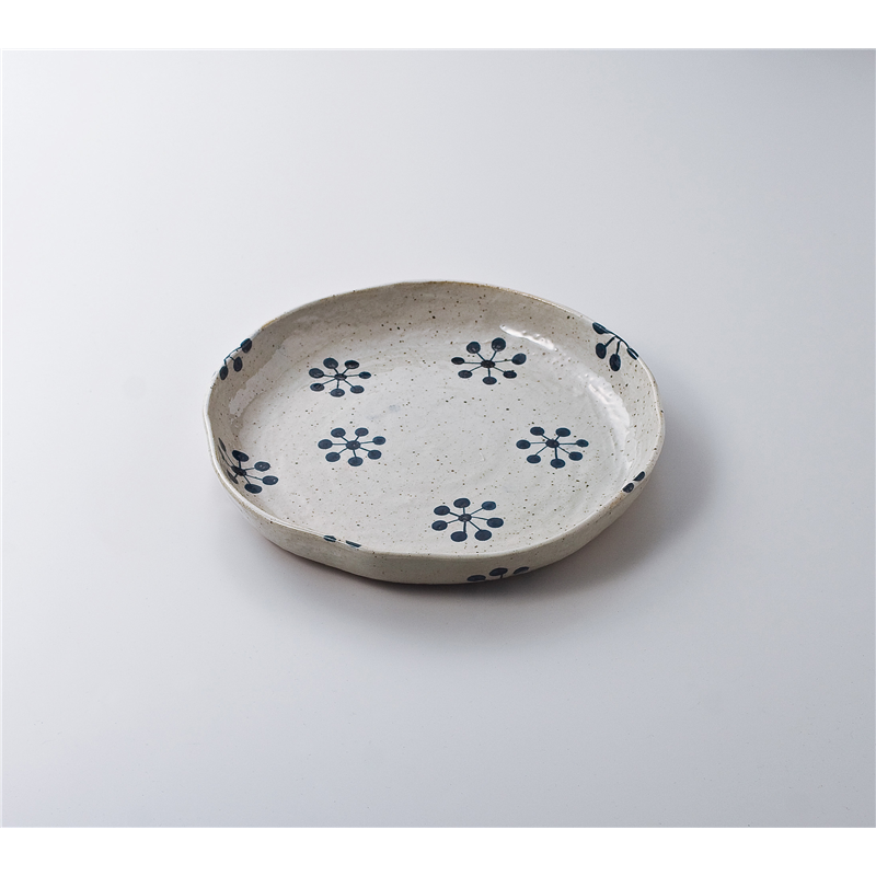 古林陶器 盛込皿 藍染9.0丸皿 623840178 1個（ご注文単位1個）【直送品】