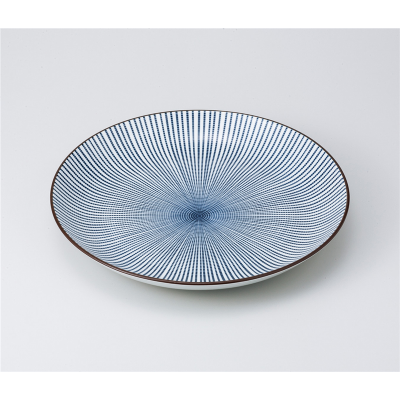 古林陶器 盛込皿 千段十草10.0皿 825720347 1個（ご注文単位1個）【直送品】