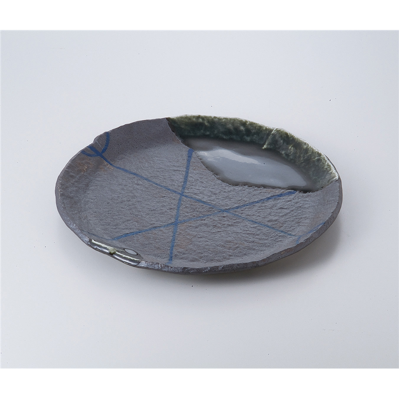 古林陶器 盛込皿 南蛮乱十草9.0丸皿 524810171 1個（ご注文単位1個）【直送品】