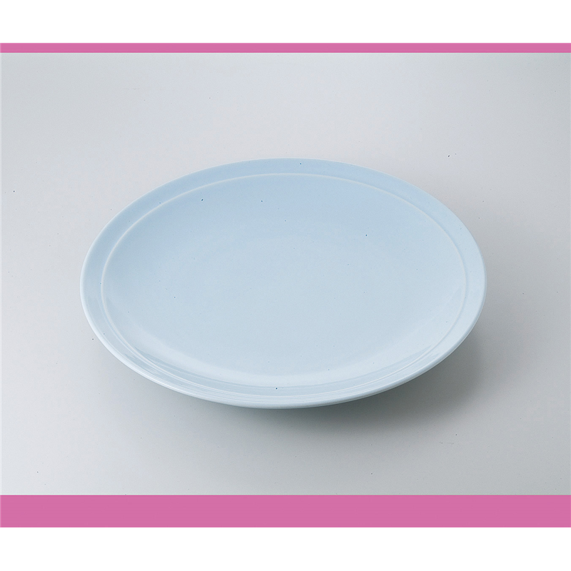 古林陶器 萬古焼盛込皿 高台青磁12.0皿 525740281 1個（ご注文単位1個）【直送品】