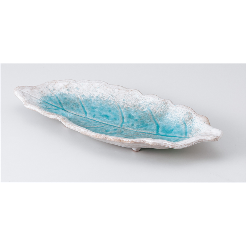 古林陶器 萬古焼盛込皿 青海木ノ葉盛皿 1027210281 1個（ご注文単位1個）【直送品】
