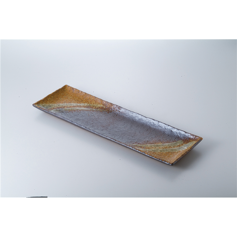 古林陶器 萬古焼盛込皿 備前一珍50cmロング皿 526310181 1個（ご注文単位1個）【直送品】