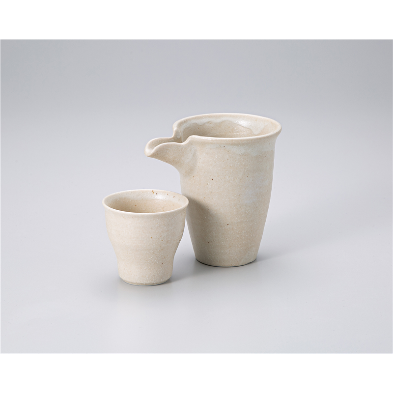 古林陶器 酒器 粉引風冷酒器 1324310326 1個（ご注文単位1個）【直送品】