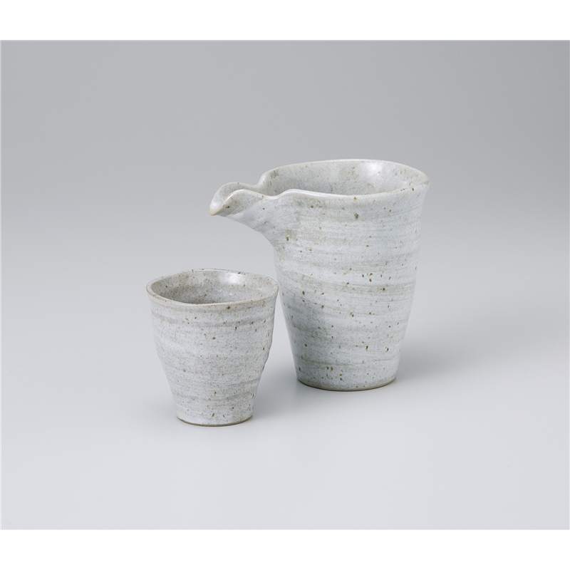 古林陶器 酒器 粉引青釉 冷酒注器(小) 1028040360 1個（ご注文単位1個）【直送品】