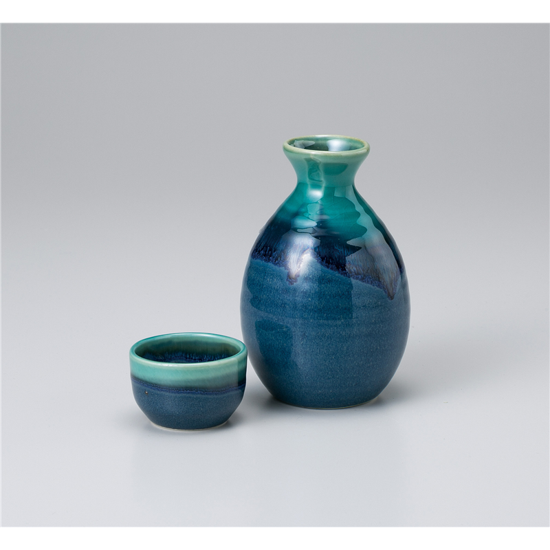 古林陶器 酒器 ナマコガラス 徳利 1028240354 1個（ご注文単位1個）【直送品】