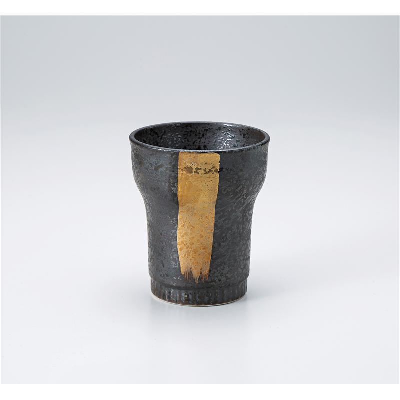 古林陶器 フリーカップ(焼酎) 刷毛金彩 キーポ焼酎カップ 1325410390 1個（ご注文単位1個）【直送品】