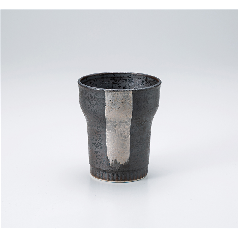 古林陶器 フリーカップ(焼酎) 刷毛銀彩 キーポ焼酎カップ 1325410590 1個（ご注文単位1個）【直送品】