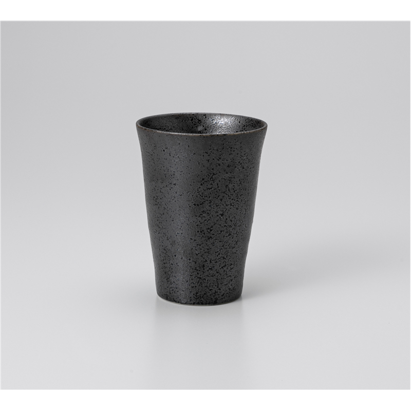 古林陶器 フリーカップ(焼酎) 総黒釉薬タンブラ- 1228440316 1個（ご注文単位1個）【直送品】