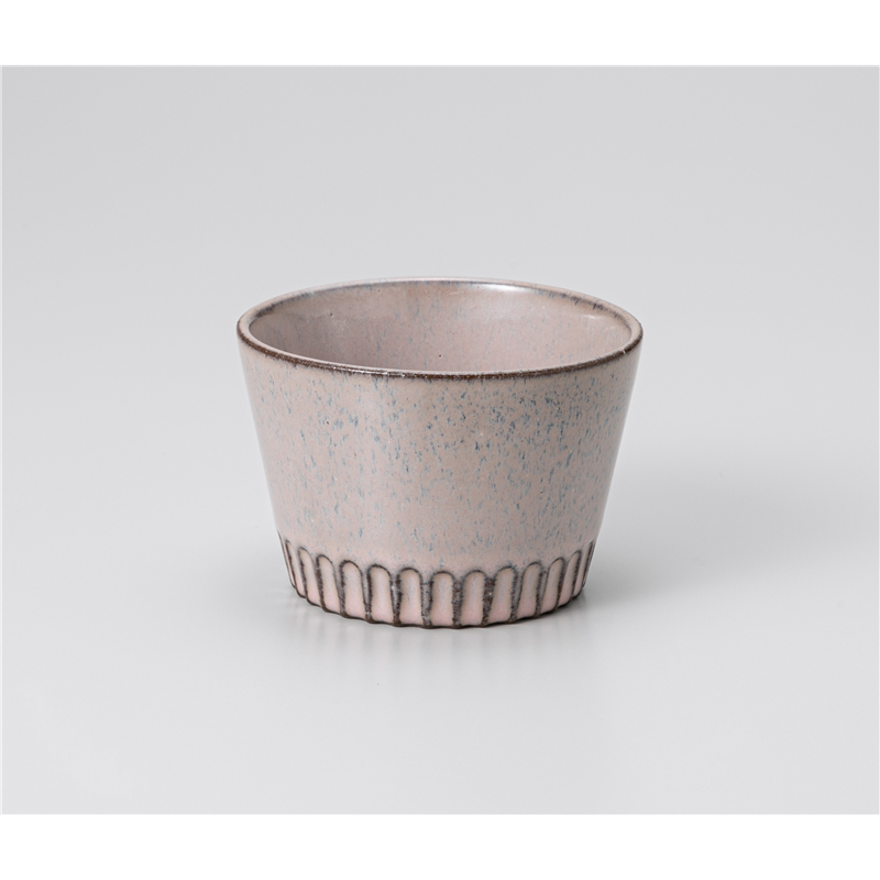 古林陶器 フリーカップ(ロック) 窯変ピンクストライプカップ 1228010151 1個（ご注文単位1個）【直送品】