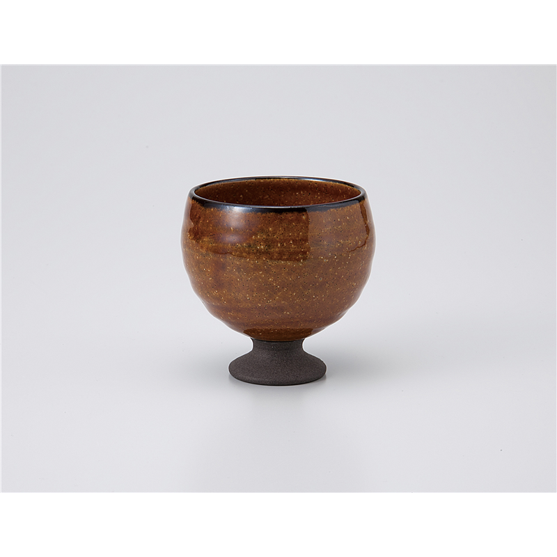 古林陶器 フリーカップ(ロック) 飴色ワインカップ 1128610333 1個（ご注文単位1個）【直送品】