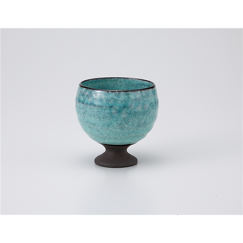 古林陶器 フリーカップ(ロック) 翡翠ワインカップ 1128610433 1個（ご注文単位1個）【直送品】