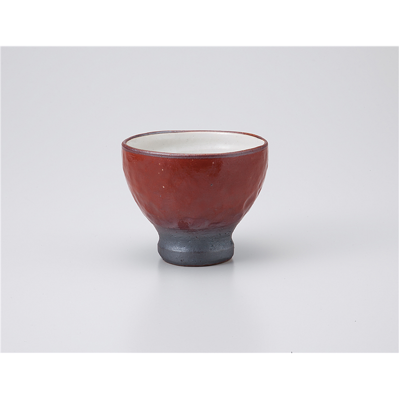 古林陶器 フリーカップ(ロック) 赤吹高台カップ 1128610515 1個（ご注文単位1個）【直送品】