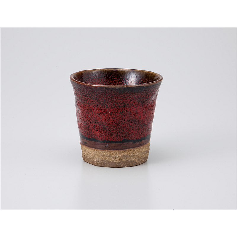 古林陶器 フリーカップ(ロック) 赤柚木焼酎カップ 1128640316 1個（ご注文単位1個）【直送品】