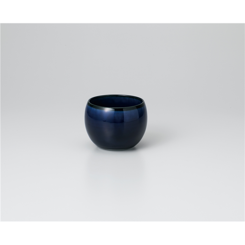 古林陶器 フリーカップ(ロック) 茄子紺丸型ロックカップ 1029310252 1個（ご注文単位1個）【直送品】